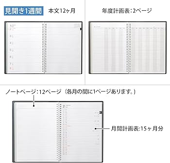 日本ノート アピカ 2023年 1月始まり カレンダー 縦型 替玉 Amazon.co.jp: アピカ 2025年 カレンダー 卓上日記 縦型 替玉